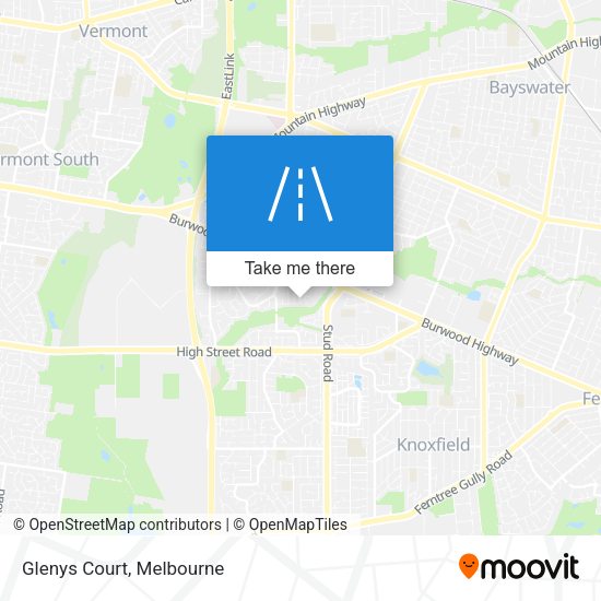 Glenys Court map