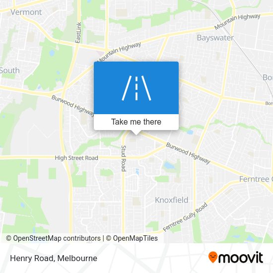 Henry Road map