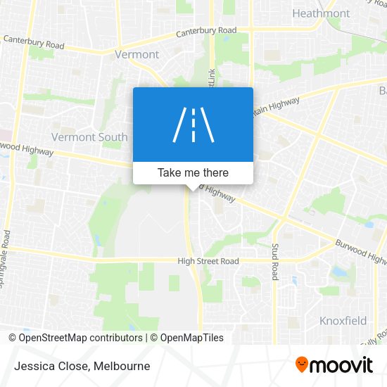 Jessica Close map