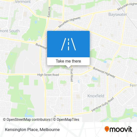 Kensington Place map