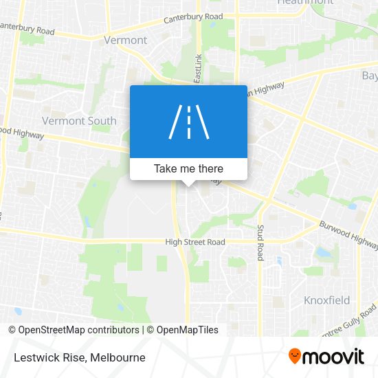 Lestwick Rise map