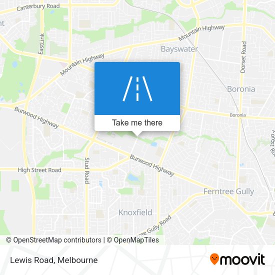 Lewis Road map