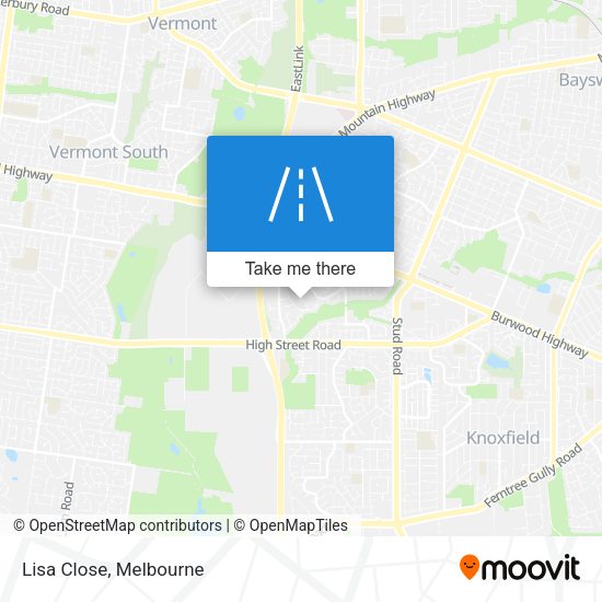 Lisa Close map
