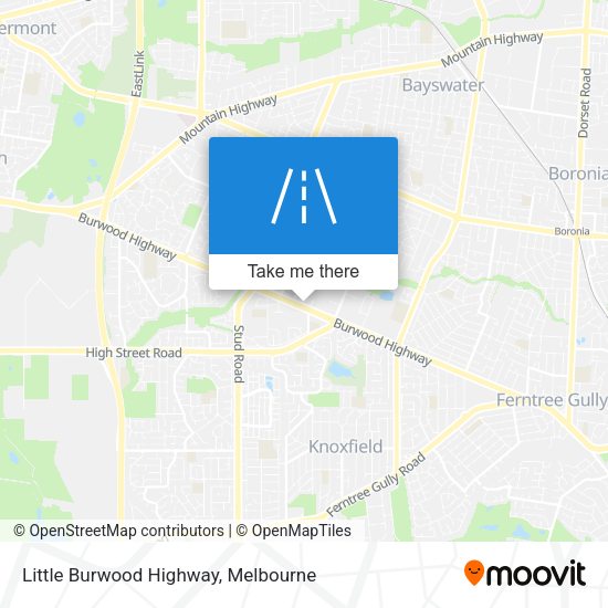 Little Burwood Highway map