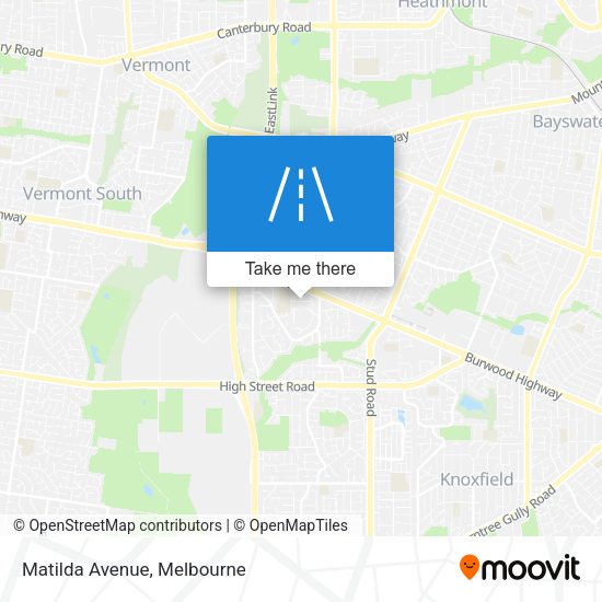 Matilda Avenue map