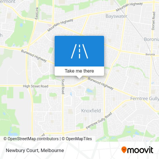 Newbury Court map