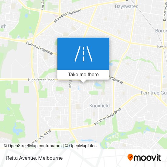 Reita Avenue map