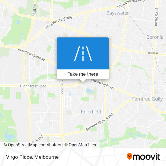 Virgo Place map