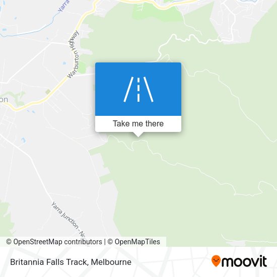 Britannia Falls Track map
