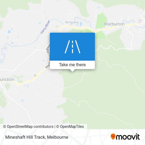 Mineshaft Hill Track map