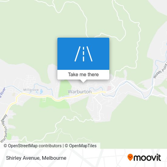Shirley Avenue map