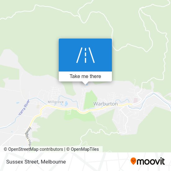 Sussex Street map