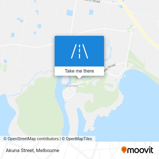 Akuna Street map