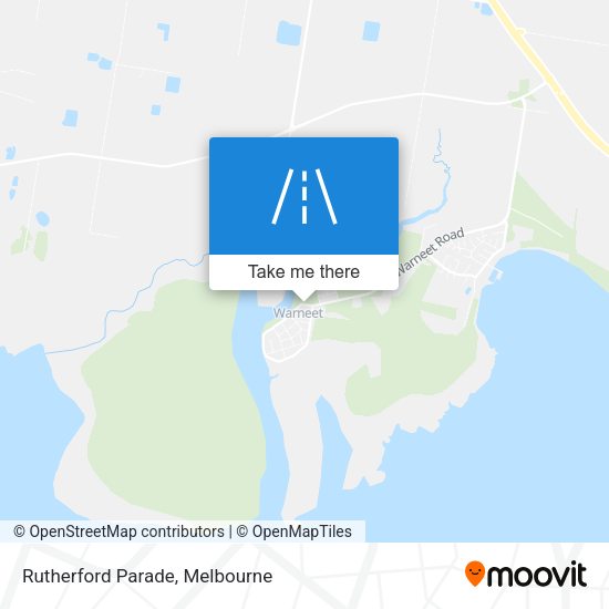 Rutherford Parade map
