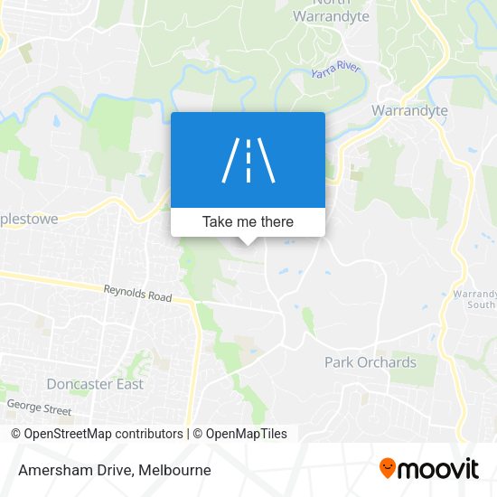 Amersham Drive map