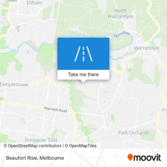 Beaufort Rise map