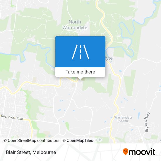 Blair Street map