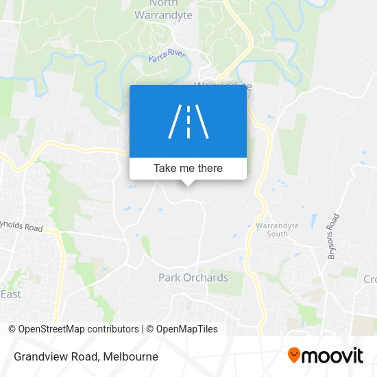 Grandview Road map