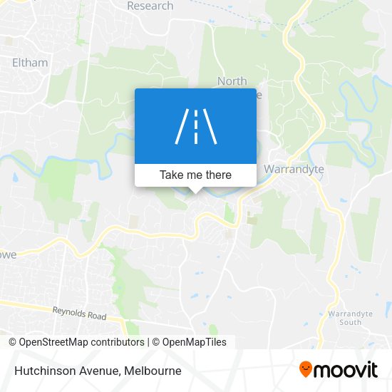 Hutchinson Avenue map