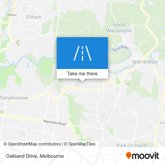Oakland Drive map