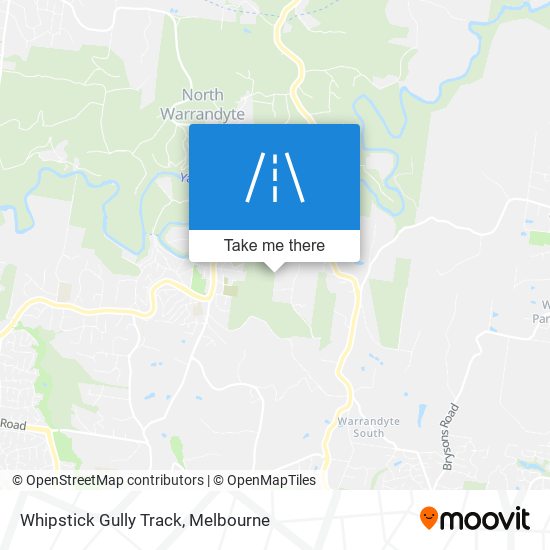 Whipstick Gully Track map