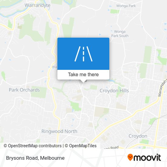 Brysons Road map
