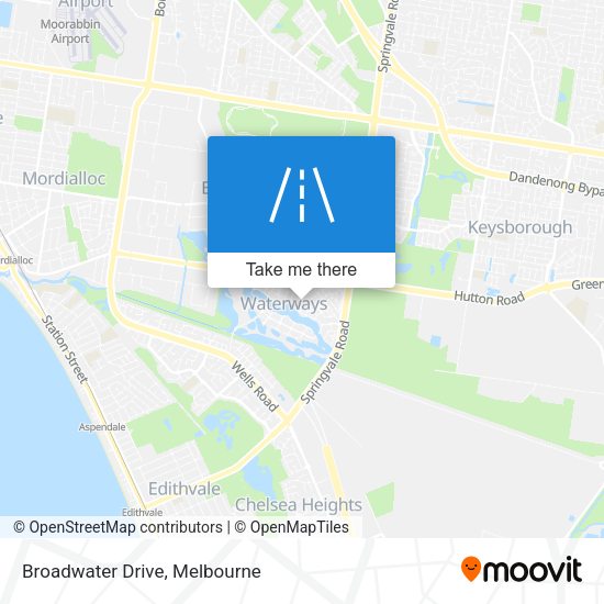 Broadwater Drive map