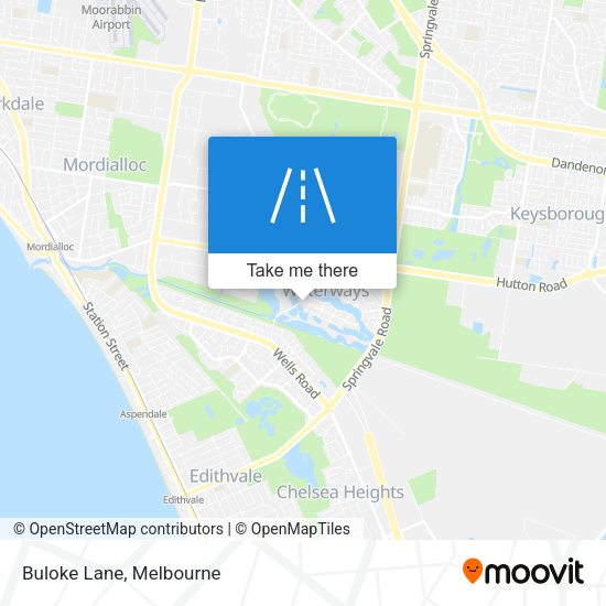 Buloke Lane map