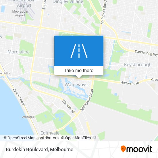 Burdekin Boulevard map