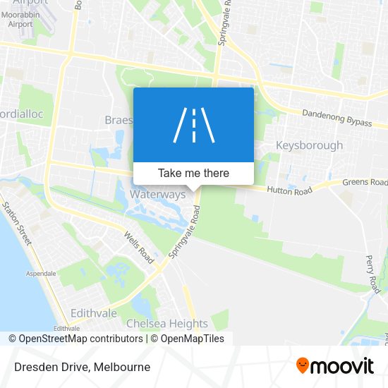 Dresden Drive map