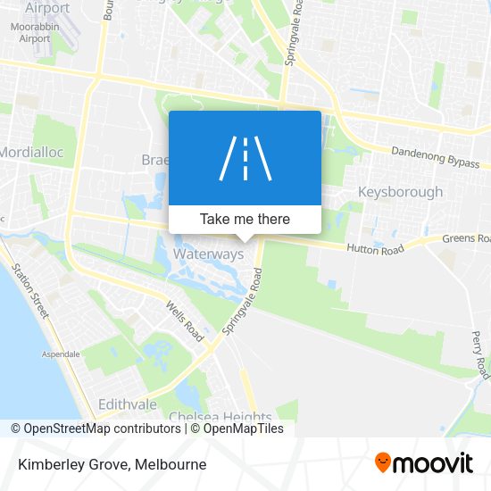 Kimberley Grove map