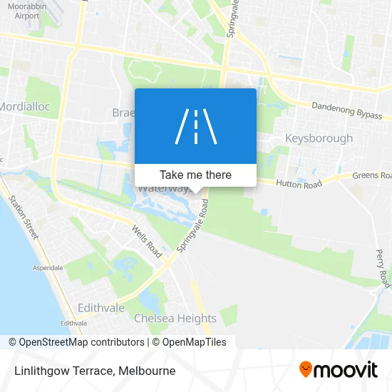 Mapa Linlithgow Terrace