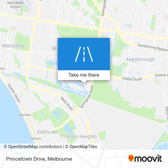 Princetown Drive map