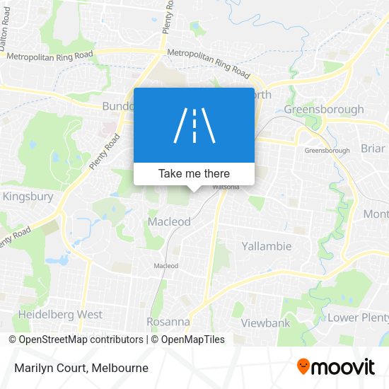 Marilyn Court map