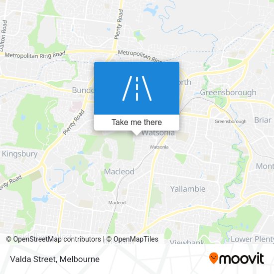 Valda Street map