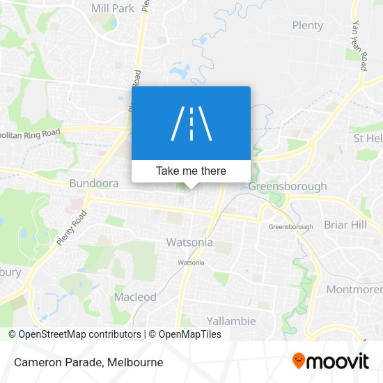 Cameron Parade map