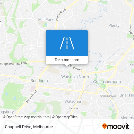 Chappell Drive map