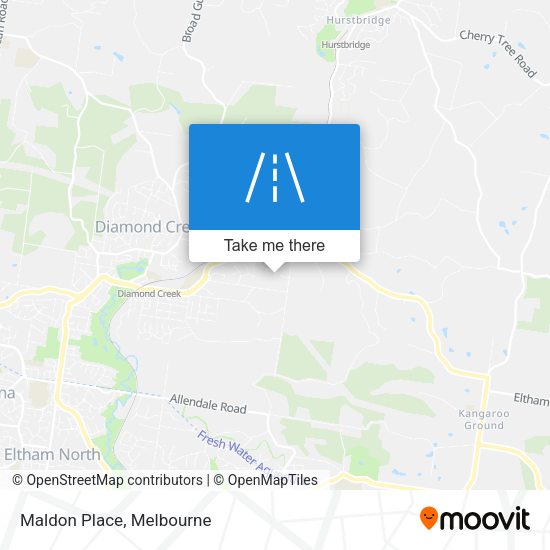 Maldon Place map
