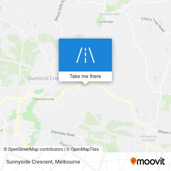 Sunnyside Crescent map