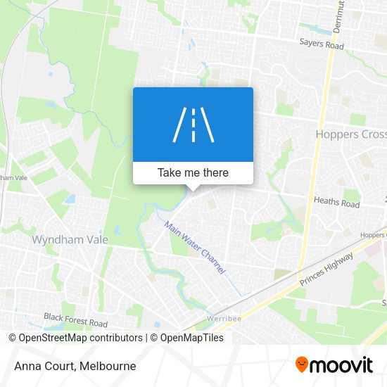 Anna Court map