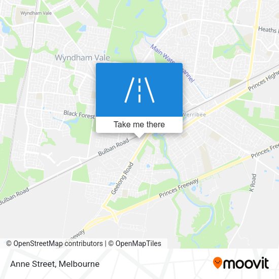 Anne Street map