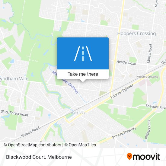 Blackwood Court map