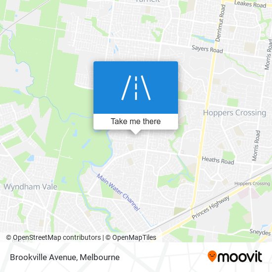 Mapa Brookville Avenue