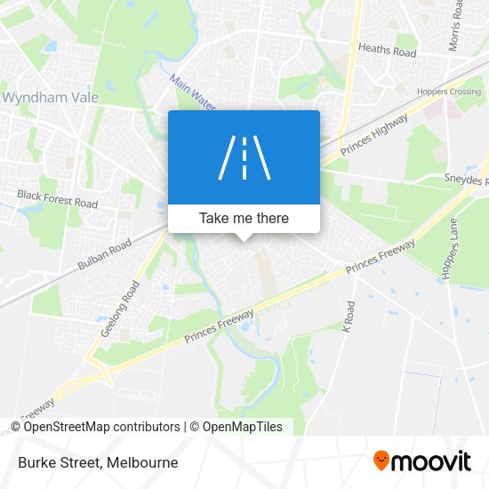 Burke Street map
