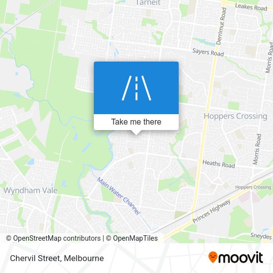 Chervil Street map