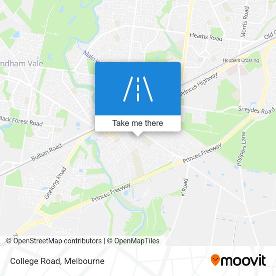 College Road map
