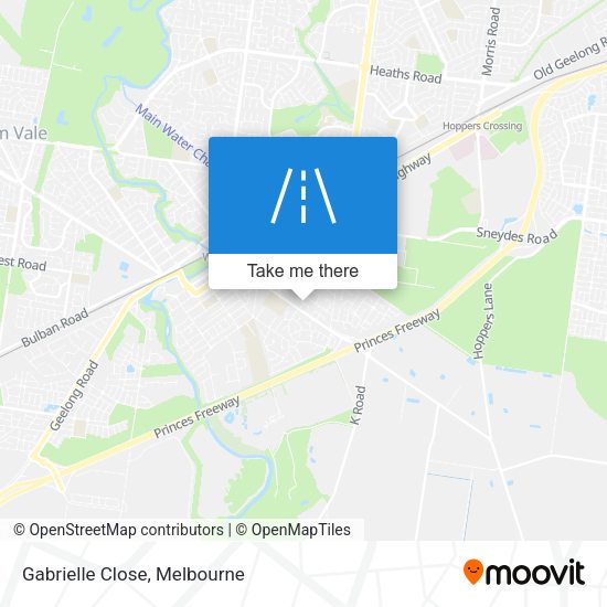 Gabrielle Close map