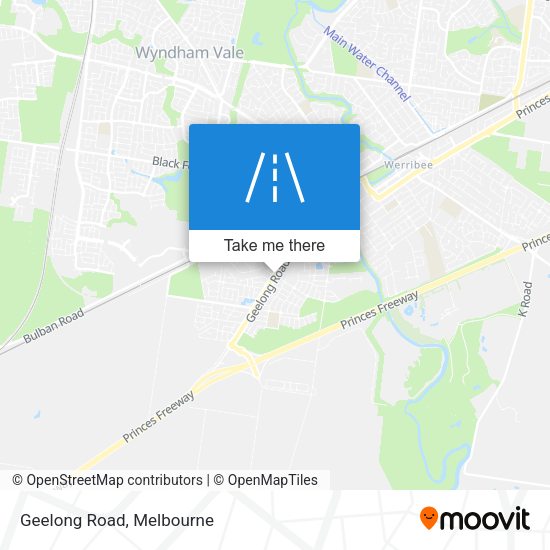 Geelong Road map