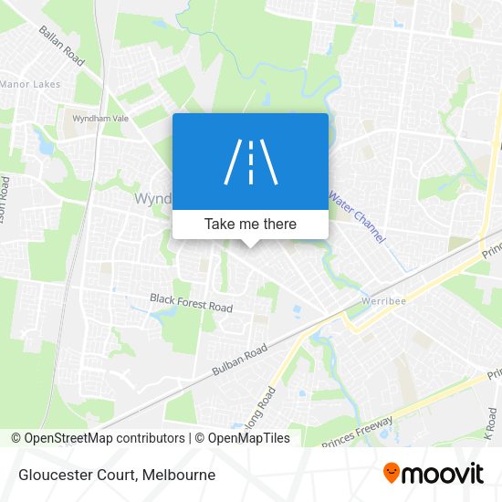Gloucester Court map