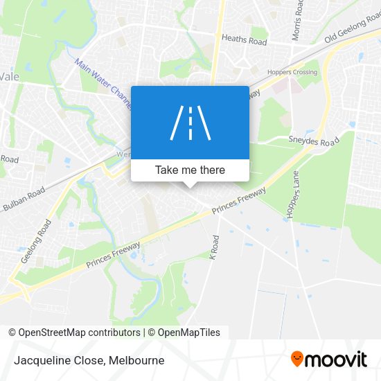Jacqueline Close map